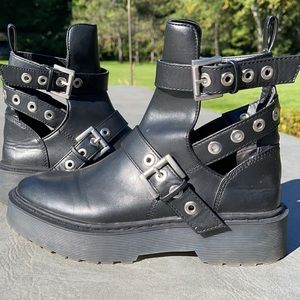 Zara combat boots size 8